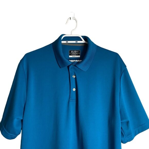 Ben Hogan Men's Power Air Performance Polo Shirt in Blue - Picture 2 of 7